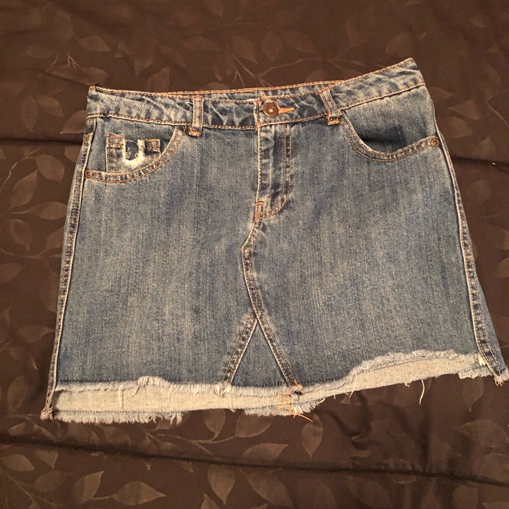 Denim Mini Skirt